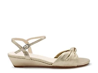 Rose Wedge Sandal