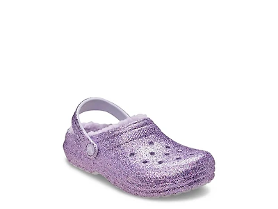 Classic Lined Chunky Glitter Clog - Kids'