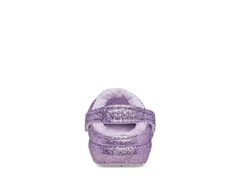 Classic Lined Chunky Glitter Clog - Kids'