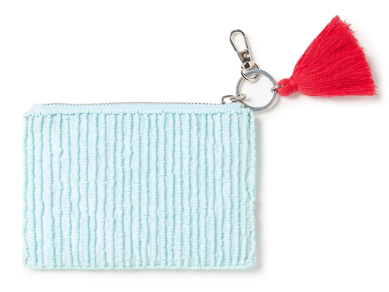 Beaded Coin Purse Bag Charm