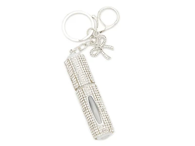 Rhinestone Perfume Bottle Bag Charm