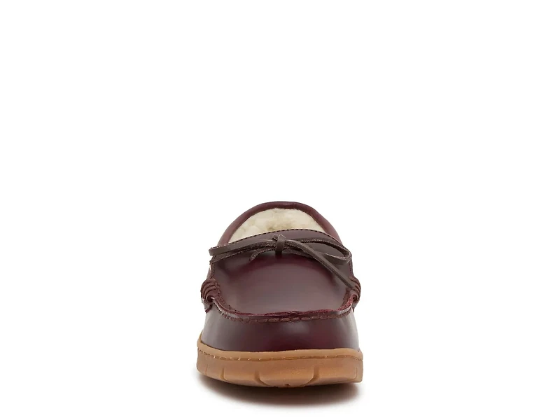 Leather 1-Eye Slipper - Men's