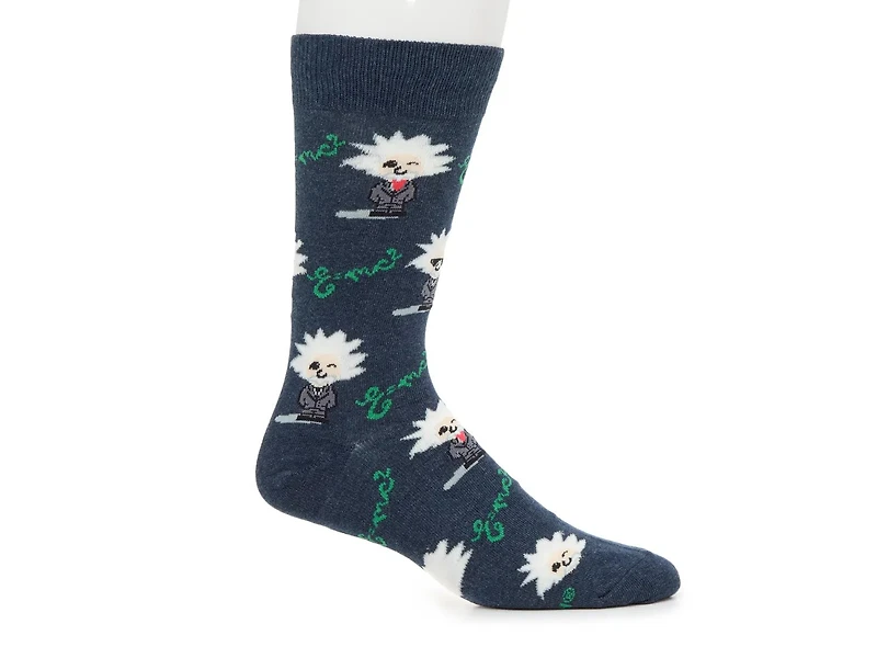Einstein Bitmoji Men's Crew Socks