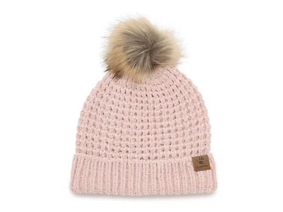 Waffle Chenille Pom Beanie