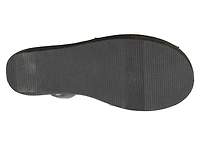 Fine Glass Wedge Sandal