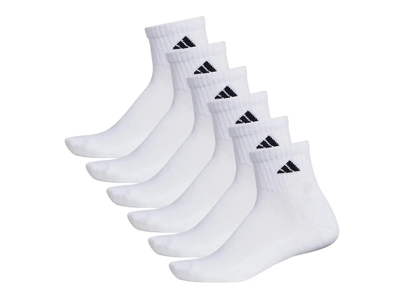Athletic Cushioned Men's Quarter Ankle Socks