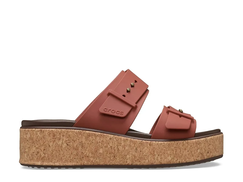 Brooklyn Cork Buckle Wedge Sandal - Women's