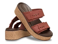 Brooklyn Cork Buckle Wedge Sandal - Women's