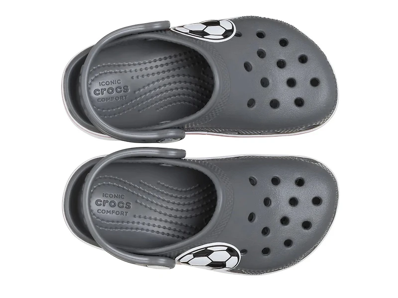 Classic Soccer Band Clog - Kids'