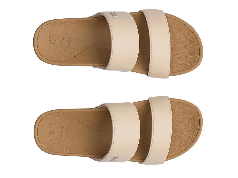 Banded Horizon Slide Sandal