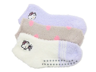 Hello Kitty Kids' Slipper Socks - 3 Pack