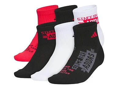 Cushioned Graphic Kids' Quarter Socks