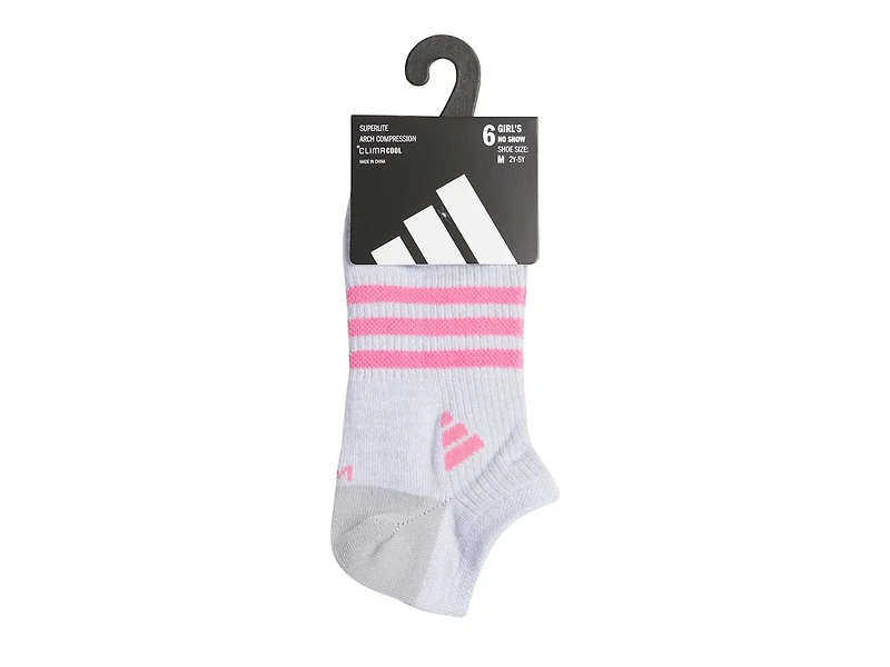 Superlite 3.0 Kids' No Show Socks - 6 Pack