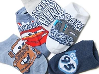 Cars Kids' No Show Socks - 5 Pack