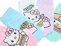 Hello Kitty No Show Socks - 5 Pack
