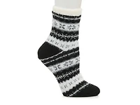 Cozy Lodge Fairisle Mink Women's Crew Socks
