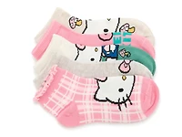 Hello Kitty Kids' Ankle Socks - 5 Pack