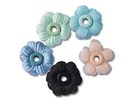 Chiffon Grommet Flower Jibbitz Set - 5 Pack