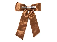 Caramel Satin Hair Bow