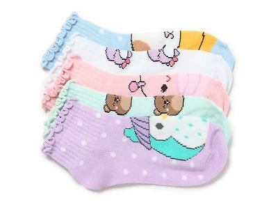 Squishmallow Kids' Quarter Socks - 5 Pack