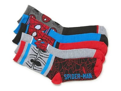 Spider-Man Kids' Crew Socks - 5 Pack