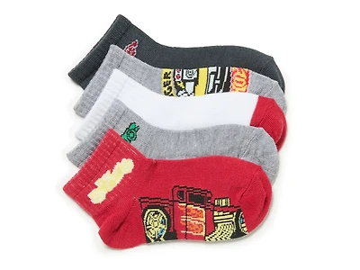 Hot Wheels Kids' Quarter Socks - 5 Pack