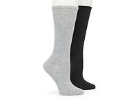 Solid Slouch Women's Crew Socks - 2 Pack