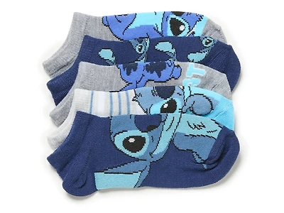 Disney Stitch Kids' No Show Socks - Kids'