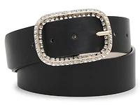 Bling Buckle Women's Belt