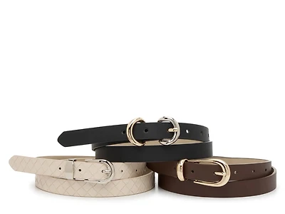 3-For-1 Neutral Women's Belts - 3 Pack