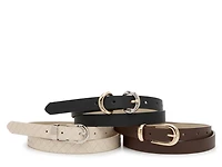 3-For-1 Neutral Women's Belts - 3 Pack