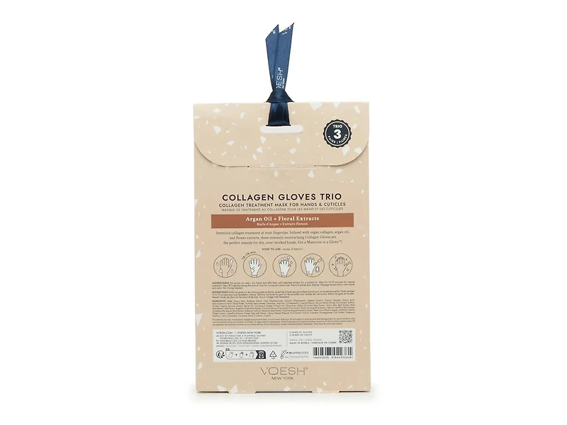 Collagen Treatment Mask Gloves Set - 3 Pack