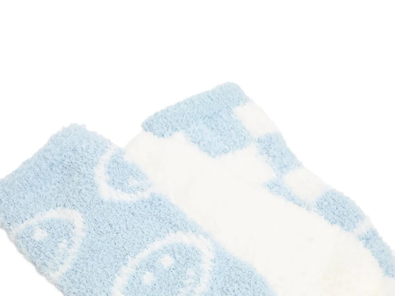 Cozy Lounge Smiley Women's Crew Socks - 3pk