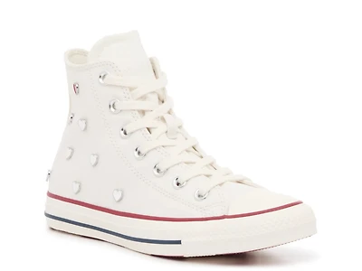 Chuck Taylor All Star White Hearts High-Top Sneaker - Women's
