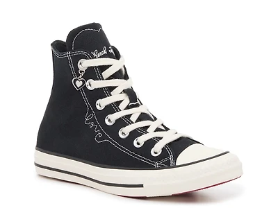 Chuck Taylor All Star Black Hearts High-Top Sneaker - Women's
