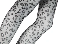 Sheer Leopard Tights