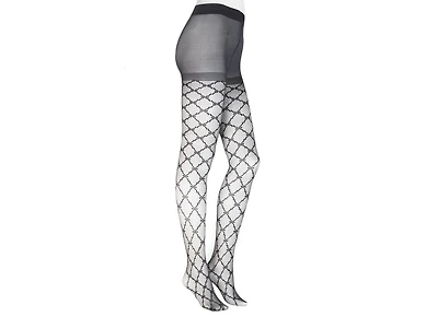 Bow Lattice Sheer Tights
