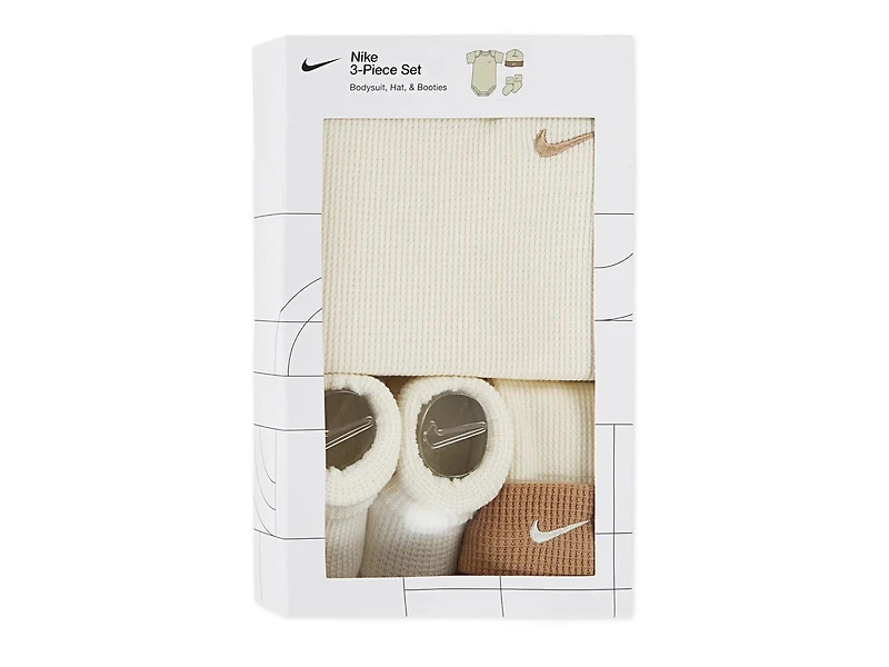 Waffle Baby Onesie 3-Piece Set