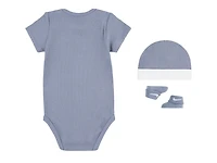 Waffle Baby Onesie 3-Piece Set