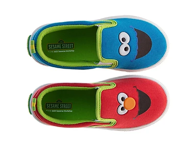Sesame Street Cookie Monster & Elmo Slip-On Sneaker - Kids'