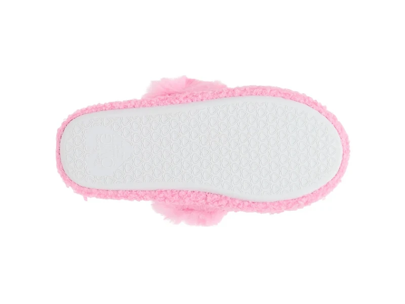 Butterfly Pearl Plush Slipper - Kids'