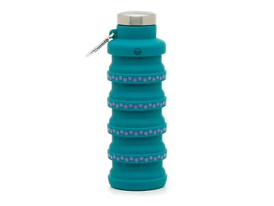 Collapsible 17-Oz. Smiley Print Water Bottle