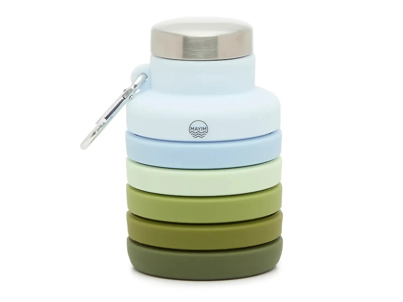 Blue/Green Tonal Collapsible 17-Oz. Water Bottle