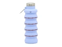 Collapsible 17-Oz. Multi-Flower Print Water Bottle