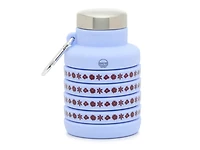 Collapsible 17-Oz. Multi-Flower Print Water Bottle