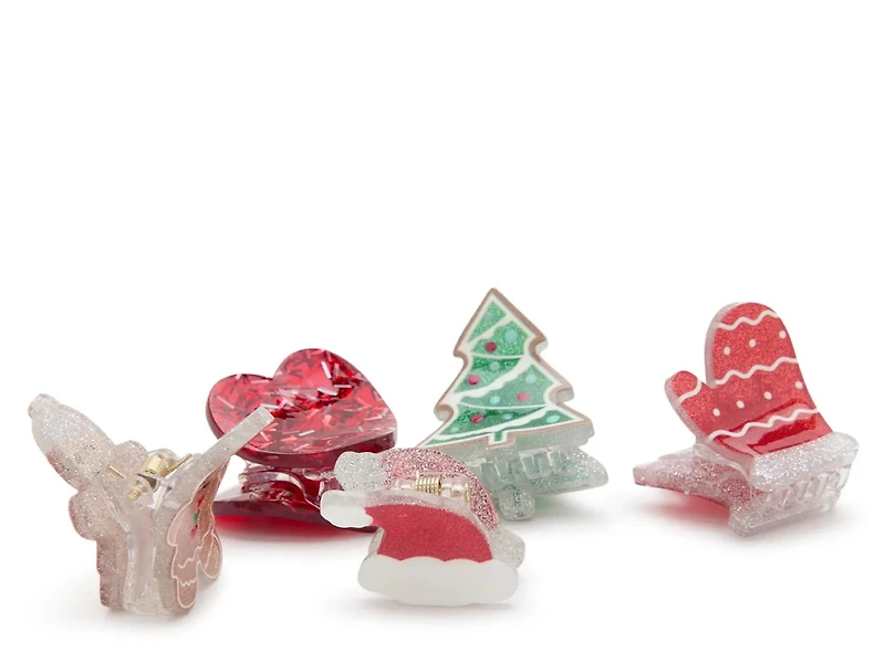 Holiday Hair Clips - 5 Pack