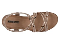 Fran Wedge Sandal