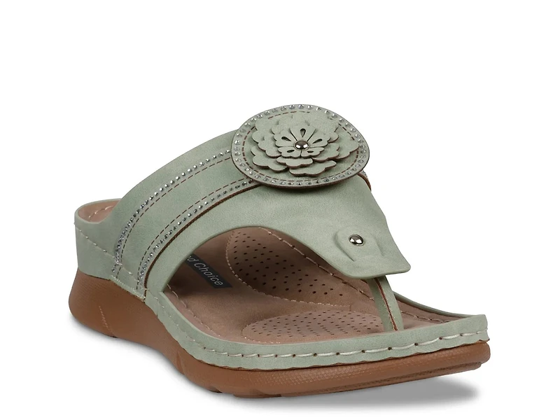 Vickie Wedge Sandal