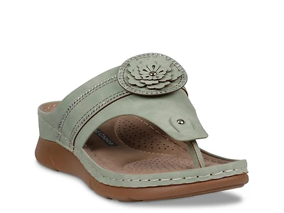 Vickie Wedge Sandal