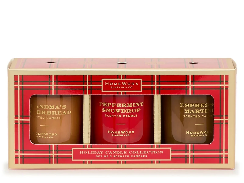 Holiday Candle Collection 3.5-Oz. 1-Wick Candle Set - 3 Pack